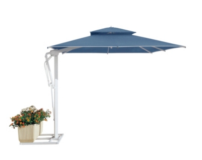 Parasol Pagoda VLAEMYNCK alu excentréblanc, ...